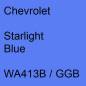 Preview: Chevrolet, Starlight Blue, WA413B / GGB.